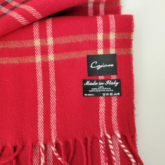 Plaid Scarves, Lot of Three - Picture 6 of 8